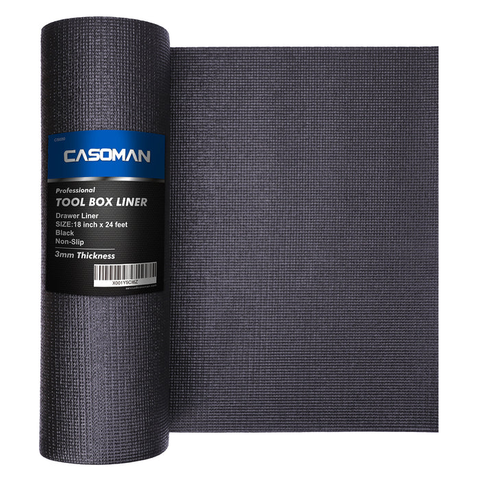 CASOMAN Professional Tool Box Liner and Drawer Liner 18 inch x 24 feet