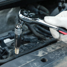 Load image into Gallery viewer, CASOMAN 6PCS 3/8-Inch Drive Magnetic Swivel Spark Plug Socket Set, Include 9/16-Inch, 5/8-Inch, 13/16-Inch, 14mm Socket, Length: 4-Inch, 6-Inch, 11-Inch, 12-Point, CR-V
