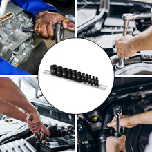 Load image into Gallery viewer, CASOMAN 11PCS Female Torx Socket Set, E Torx &amp; Star Socket Set with Rail, E4 - E20 Torque Sockets