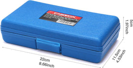 CASOMAN 13 Piece Hex Bit Socket Set, Metric, 2 mm-14 mm, S2 Steel Allen Bit Socket Kit