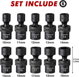 CASOMAN 10 PCS 3/8