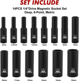 CASOMAN 14PCS 1/4