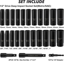 CASOMAN 25PCS 1/2