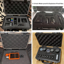 Load image into Gallery viewer, CASOMAN 11.5-Inch Water-proof &amp; Explosion-Proof Box, with Cush- Proof Sponge, IP67 Water Proof Grade, Customizable Foam