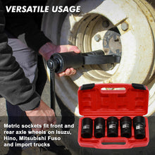 Load image into Gallery viewer, CASOMAN 1-Inch Drive Budd Socket Set, 33mm,35mm,38mm,1-1/2",41mm, Metric &amp; SAE, CR-MO