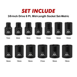 CASOMAN 13PCS 3/8