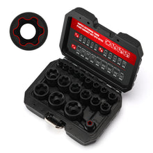 Load image into Gallery viewer, CASOMAN 19PCS External Torx Plus Socket Set, 6 Point EP Socket EP4-EP32 with 1/2'', 3/8'' &amp; 1/4'' Dr, 5 Point EP Socket 1/2'' Dr. EP8.8 Compatible with Tesla, Cr-V Steel