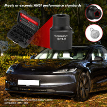 Load image into Gallery viewer, CASOMAN 19PCS External Torx Plus Socket Set, 6 Point EP Socket EP4-EP32 with 1/2'', 3/8'' &amp; 1/4'' Dr, 5 Point EP Socket 1/2'' Dr. EP8.8 Compatible with Tesla, Cr-V Steel