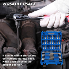 Load image into Gallery viewer, CASOMAN 48PCS 3/8"Drive Master Torx Bit Socket and External Torx Socket Set, Deep &amp; Shallow, Torx/Extra Long Torx/Tamper Proof Torx/E-Torx, CR-V &amp; S2 Steel