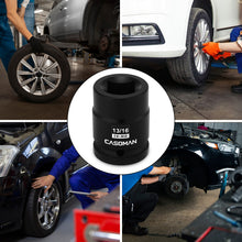 Load image into Gallery viewer, CASOMAN 3/4-Inch Drive 13/16-Inch Square Impact Socket, 4-Point, SAE, CR-MO