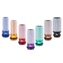 Load image into Gallery viewer, CASOMAN 7PCS 1/2" Drive Deep Lug Nut Impact Socket Set, Non-marring &amp; Thin Wall Wheel Protector, Color-Coded, 85mm Length, 6 Point, Metric, CR-MO