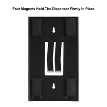 Load image into Gallery viewer, CASOMAN Magnetic Glove/Tissue Dispenser, 8LBS Capacity, Black Glove Dispenser Wall Mount, Glove Box Holder, Glove Holder for Wall Mount, Magnetic Glove Box Holder