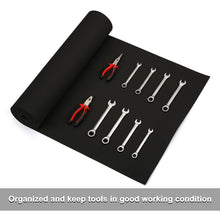 Load image into Gallery viewer, CASOMAN Professional Tool Box Liner and Drawer Liner - 24 inch (wide) x 24 feet (long), Non-Slip,Easy Cut, Black