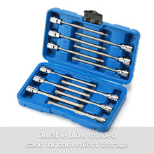 Load image into Gallery viewer, CASOMAN 3/8"Drive Extra Long Torx Bit Socket Set, 12 Piece Torx Stra Bit Set, T10 to T60, Length: 150mm, CR-V&amp;S2 Steel