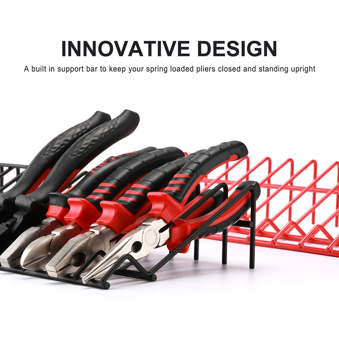 CASOMAN Plier Organizer Rack, 2 Pack, Pliers Cutters Organizer, Stores ...