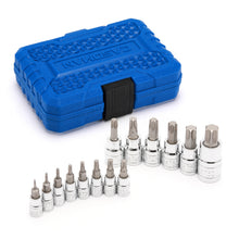 Load image into Gallery viewer, CASOMAN 14-Piece 1/4-Inch, 3/8-Inch &amp; 1/2-Inch Drive Torx Bit Socket Set, T6-T60, Torque Bit Set, Torx Socket Set, CR-V &amp; S2