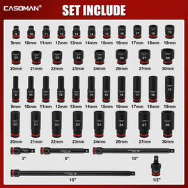 CASOMAN 43-Pieces 1/2
