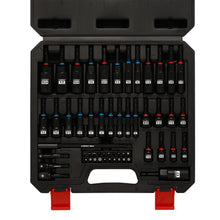 Load image into Gallery viewer, CASOMAN 55-Piece Magnetic Nut Driver Set for Impact Drill, Deep &amp; Shallow, Metric &amp; SAE, Includes Screwdriver Bits, Bit Extension Bar, Socket Adapters &amp; Wing Nut Driver