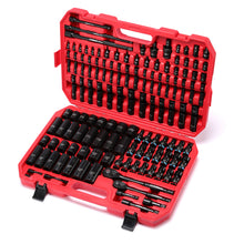 Load image into Gallery viewer, CASOMAN 153-Piece 1/4" &amp; 3/8" &amp; 1/2" Drive Master Impact Socket Set with Case, Professional Standard and Deep Socket Tool Set, 6 Point, SAE and Metric Sizes
