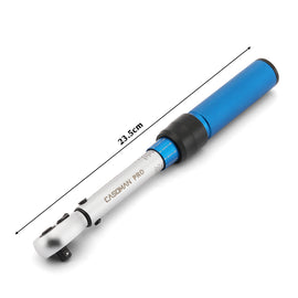 CASOMAN PRO 1/4-Inch Drive Dual-Direction Click Torque Wrench (20-200in.lb / 2.26-22.6Nm) 72-tooth High Accuracy Torque Wrench