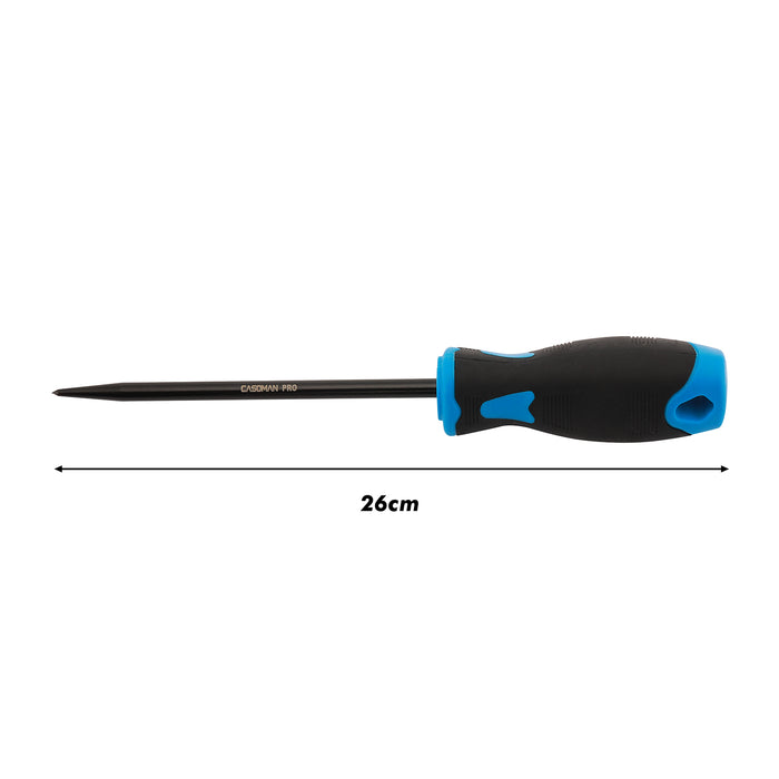 CASOMAN PRO Professional Scratch Awl, with Soft-Grip Handle, Length 10-Inch