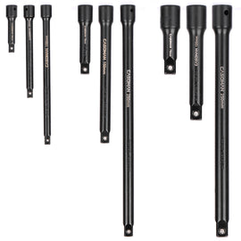 CASOMAN 9 Pieces Extension Bar Set, 1/4