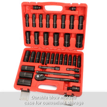 Load image into Gallery viewer, CASOMAN 1/2" Drive Master Impact Socket Set, 36 Piece Deep