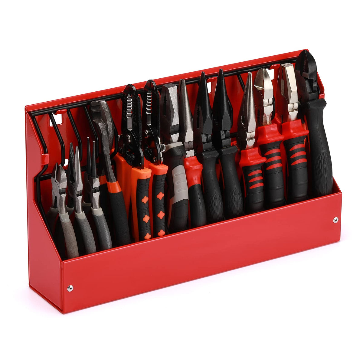 Great Choice Products 14Pcs Pliers Rack Tool Organizers, Red Workbench  Holder For Tool Box And Storage
