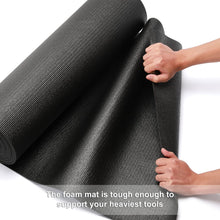 Load image into Gallery viewer, CASOMAN Professional Tool Box Liner and Drawer Liner 24 inch x 24 feet,Easy Cut Non-Slip Foam Rubber Toolbox Drawer Liner Mat - Adjustable Thick Cabinet Liners