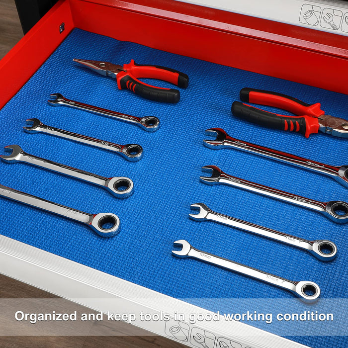 CASOMAN Professional Tool Box and Drawer Liner, Blue, Easy Cut Non-Sli —  CASOMAN DIRECT