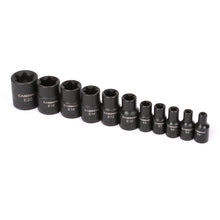 Load image into Gallery viewer, CASOMAN 11PCS Female Torx Socket Set, E Torx &amp; Star Socket Set with Rail, E4 - E20 Torque Sockets
