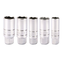 Load image into Gallery viewer, CASOMAN 3/8-Inch Drive Spark Plug Socket Set, 6-Point, 5/8-Inch, 3/4-Inch, 13/16-Inch, 14mm, 18mm, 5-Piece Set