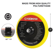 Load image into Gallery viewer, CASOMAN 7-Inch Buffing and Polishing Pad Kit, 7 Pieces 7" Polishing Sponge, Waxing Buffing Pad Kit