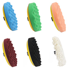 Load image into Gallery viewer, CASOMAN 7-Inch Buffing and Polishing Pad Kit, 7 Pieces 7" Polishing Sponge, Waxing Buffing Pad Kit