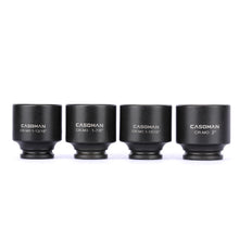 Load image into Gallery viewer, CASOMAN 1/2'' Drive Spindle Axle Nut Impact Socket Set, 6 Point,4PC 1/2-Inch Impact Socket Set