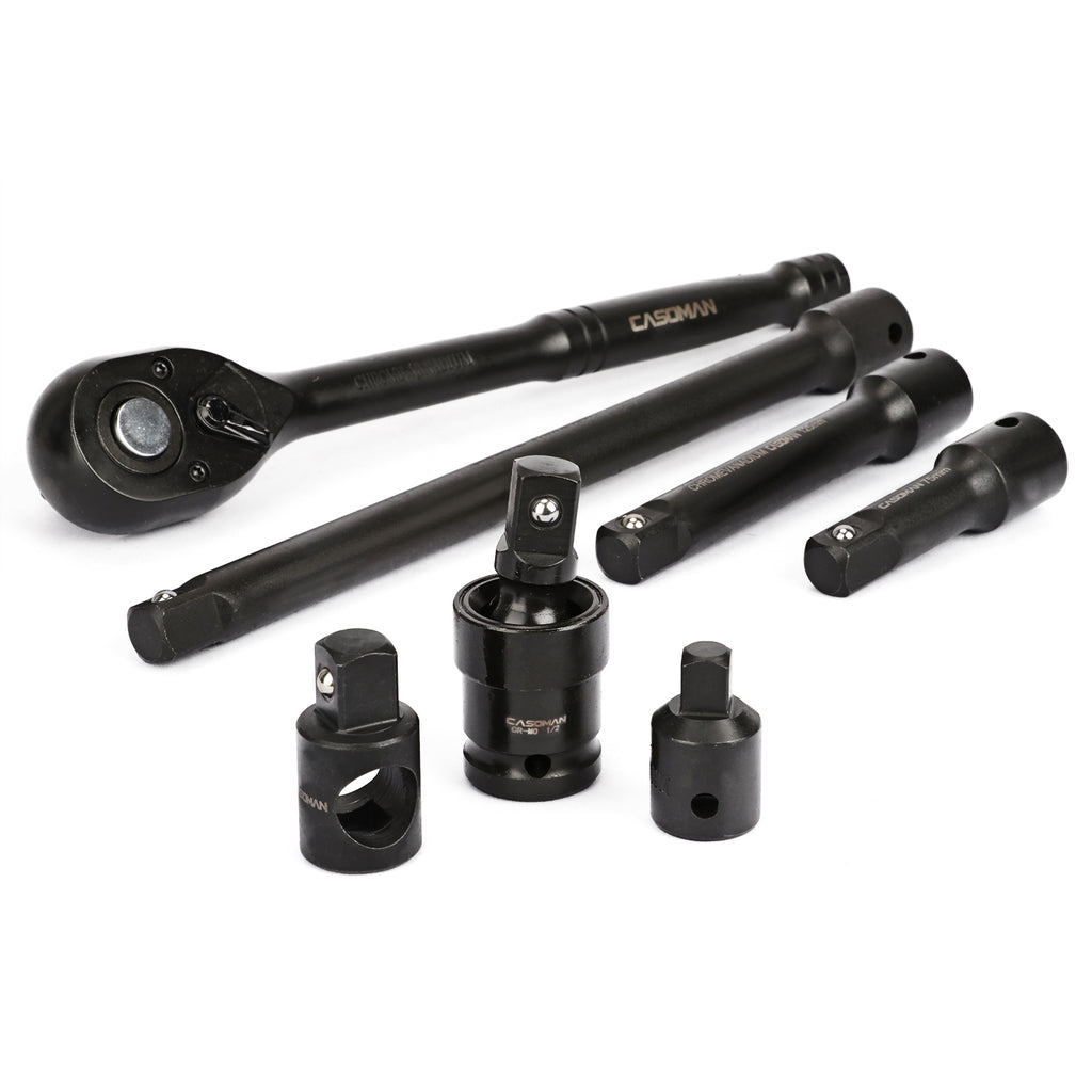 CASOMAN 1/2" Drive Master Impact Socket Set, 36 Piece Deep