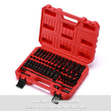Load image into Gallery viewer, CASOMAN 55PCS 1/4-Inch Drive Impact Socket Set, Shallow &amp; Deep, 5/32 Inch - 9/16 Inch, 4mm - 15mm, Metric/SAE, 6-Point, Cr-V Steel Socket Set