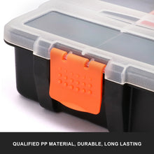 Load image into Gallery viewer, CASOMAN Hardware &amp; Parts Organizers, 4 Piece Set Toolbox, Compartment Small Parts Organizer, Versatile and Durable Storage Tool Box