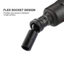 Load image into Gallery viewer, CASOMAN 10 PCS 1/2" Drive Deep Universal Impact Socket Set, Metric,10-19mm