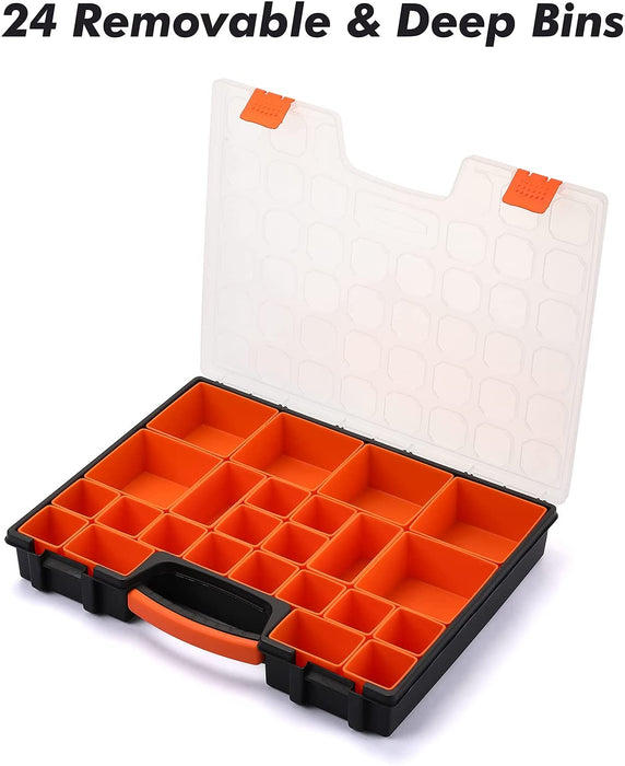 24 Slot Mini Plastic Organizer Box 1
