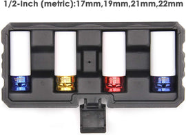 CASOMAN 1/2- Inch Drive Wheel Protector Impact Socket