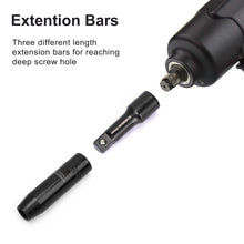 Load image into Gallery viewer, CASOMAN 9 Pieces Extension Bar Set, 1/4", 3/8" and 1/2" Drive Socket Extension, Premium Chrome Vanadium Steel with Black Phosphate Finish