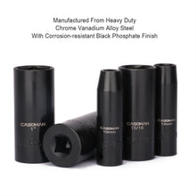 Load image into Gallery viewer, CASOMAN 1/2" Drive Master Impact Socket Set, 36 Piece Deep