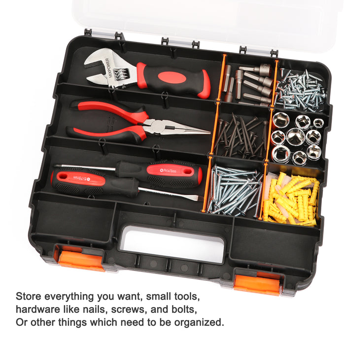 CASOMAN Double Side Tool Organizer with Impact Resistant Polymer and C —  CASOMAN DIRECT