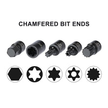 Load image into Gallery viewer, CASOMAN 84 Pieces 3/8" Dr. Master Hex Bit Impact Socket Set, CR-MO, SAE/Metric, Impact Grade, 3/8" Drive Allen Bit Socket Set