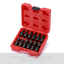 Load image into Gallery viewer, CASOMAN 1/4-Inch Drive Universal Impact Socket Set, 12 Pieces Set
