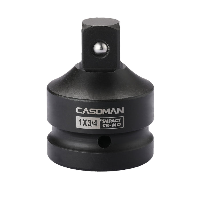 CASOMAN 1-Inch F to 3/4-Inch M Impact Socket Adapter, Impact Reducer, Chrome Moly Steel Construction, 1"F X 3/4"M