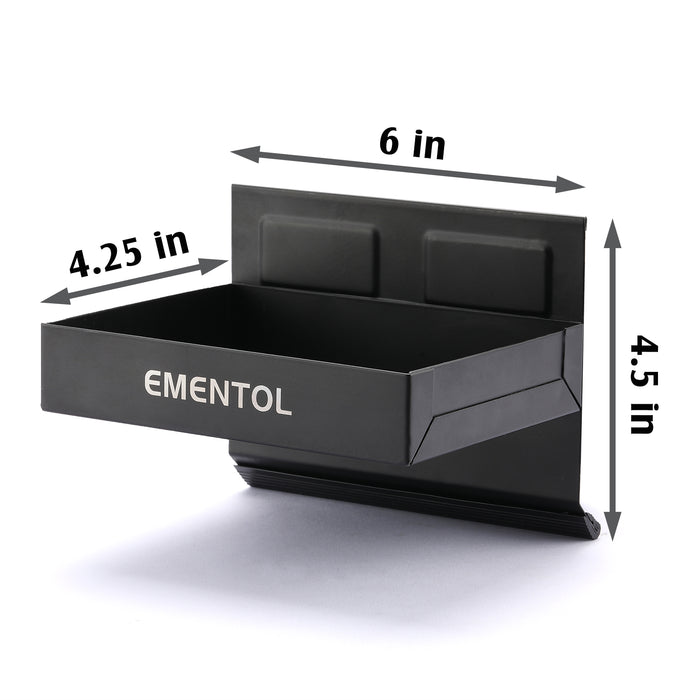 EMENTOL International Magnetic Toolbox Shelf, Tray and Holder, Strong Magnets, Versatile for Variety of Use, Great for Shop or Garage