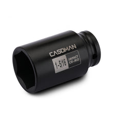 Load image into Gallery viewer, CASOMAN 6-Point 1/2-Inch Drive Deep Impact Socket- 1-5/16" (SAE),1/2-inch Drive 6 Point Axle Nut Socket for Easy Removal of Axle Shaft Nuts (1-5/16")