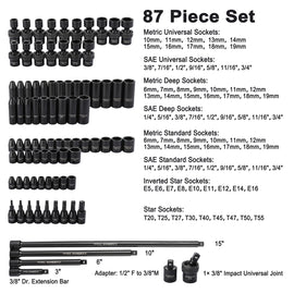 CASOMAN 87 Pcs 3/8